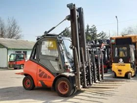 Мотокар Linde H50D, Шест вилично устройство, снимка 5