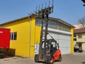 Мотокар Linde H50D, Шест вилично устройство, снимка 1