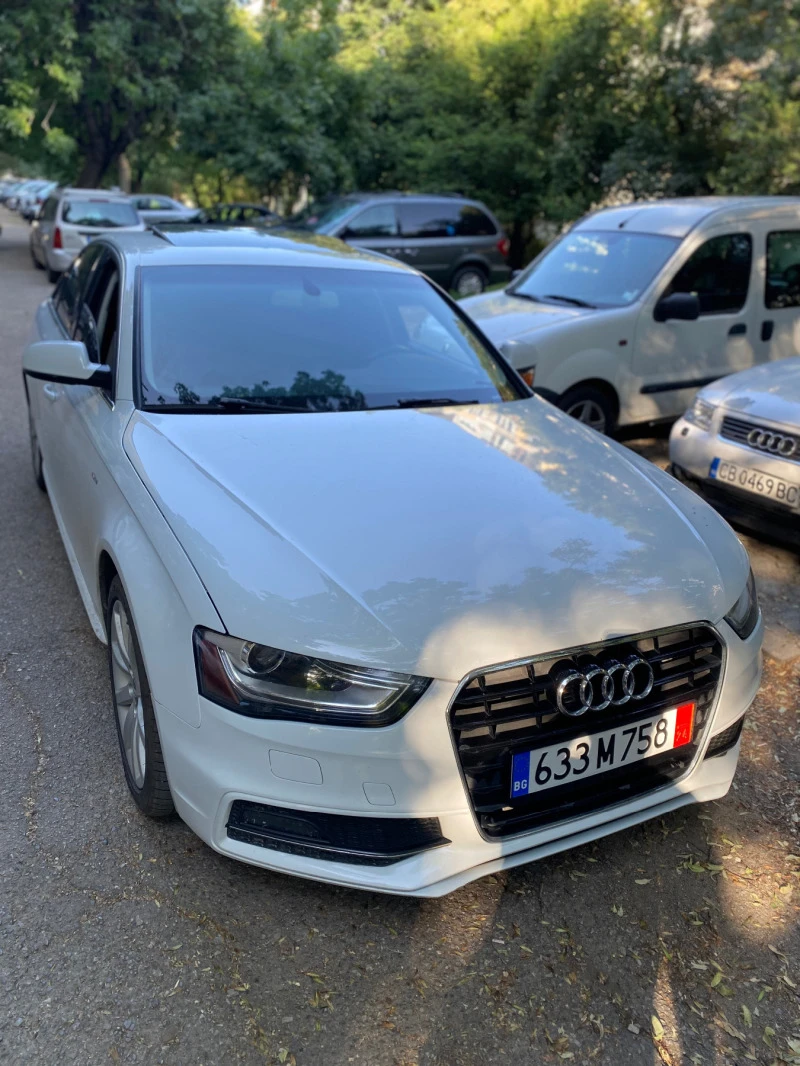 Audi A4 PREMIUM S-LINE 133000 KM, БЯЛА ПЕРЛА !!!ЛИЗИНГ!!, снимка 2 - Автомобили и джипове - 47233664