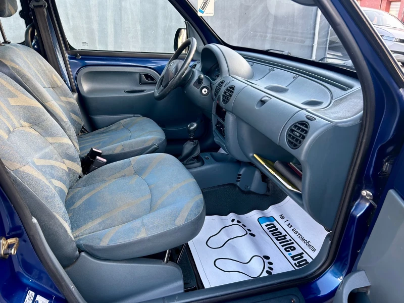 Renault Kangoo 1.4i, ИНВАЛИДНА ПЛАТФОРМА, КЛИМАТИК, снимка 14 - Автомобили и джипове - 47750959