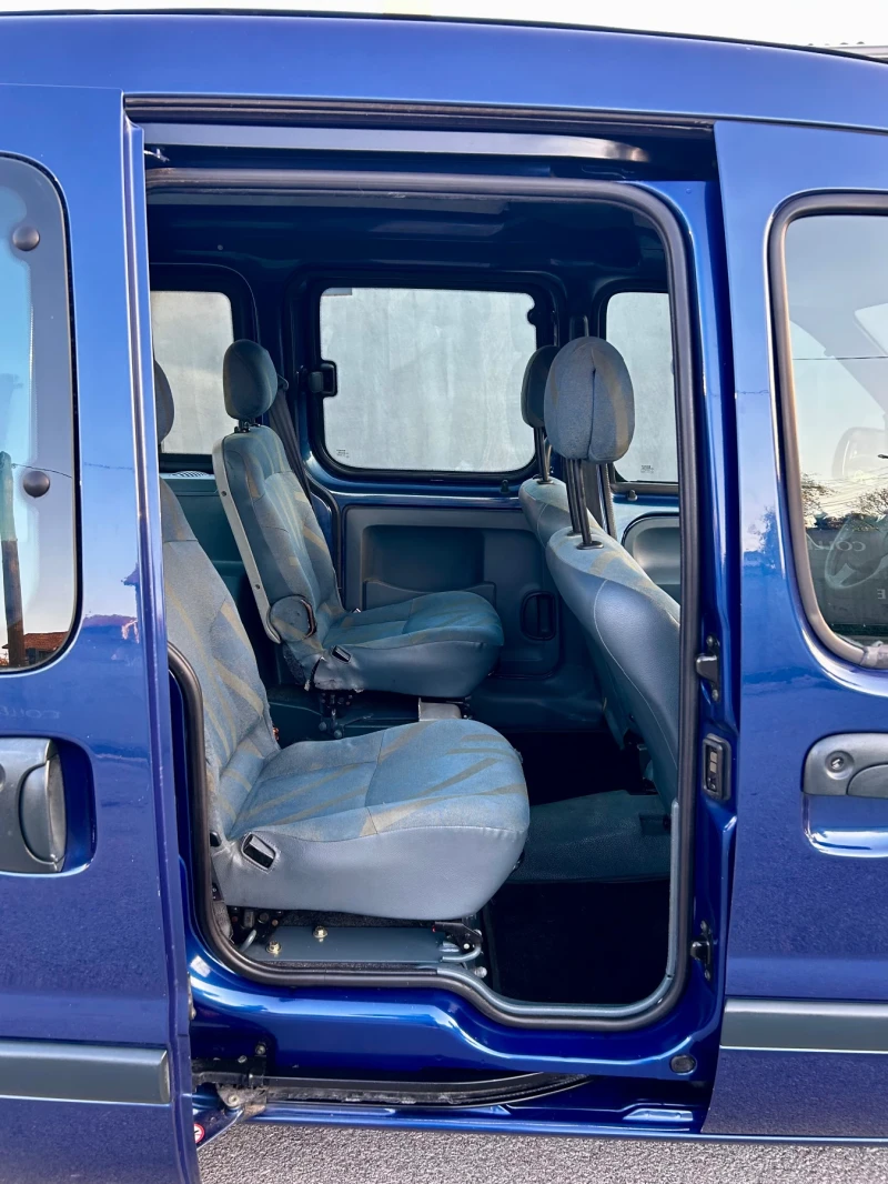 Renault Kangoo 1.4i, ИНВАЛИДНА ПЛАТФОРМА, КЛИМАТИК, снимка 16 - Автомобили и джипове - 47750959