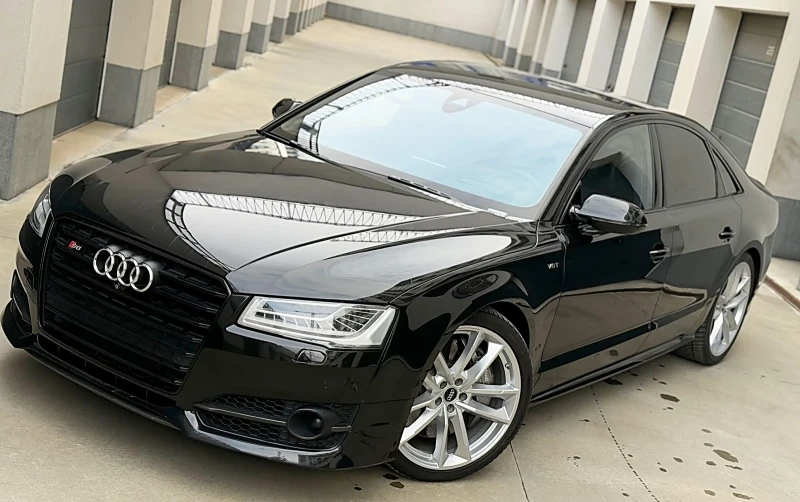 Audi S8 Audi S8 Plus ALL BLACK* 360* HUD* ALCANTARA* PIANO, снимка 14 - Автомобили и джипове - 48487955