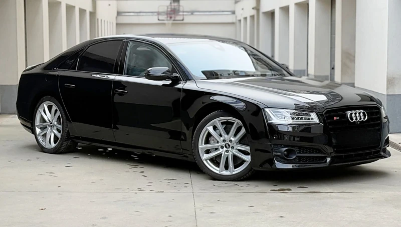 Audi S8 Audi S8 Plus ALL BLACK* 360* HUD* ALCANTARA* PIANO, снимка 10 - Автомобили и джипове - 48487955