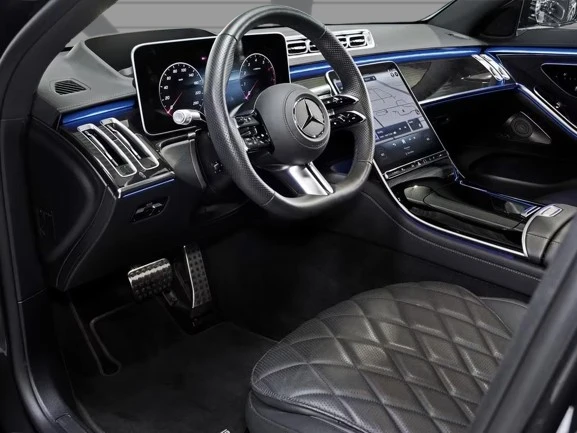 Mercedes-Benz S 500 Long 4Matic = AMG Line = Гаранция, снимка 4 - Автомобили и джипове - 55835566
