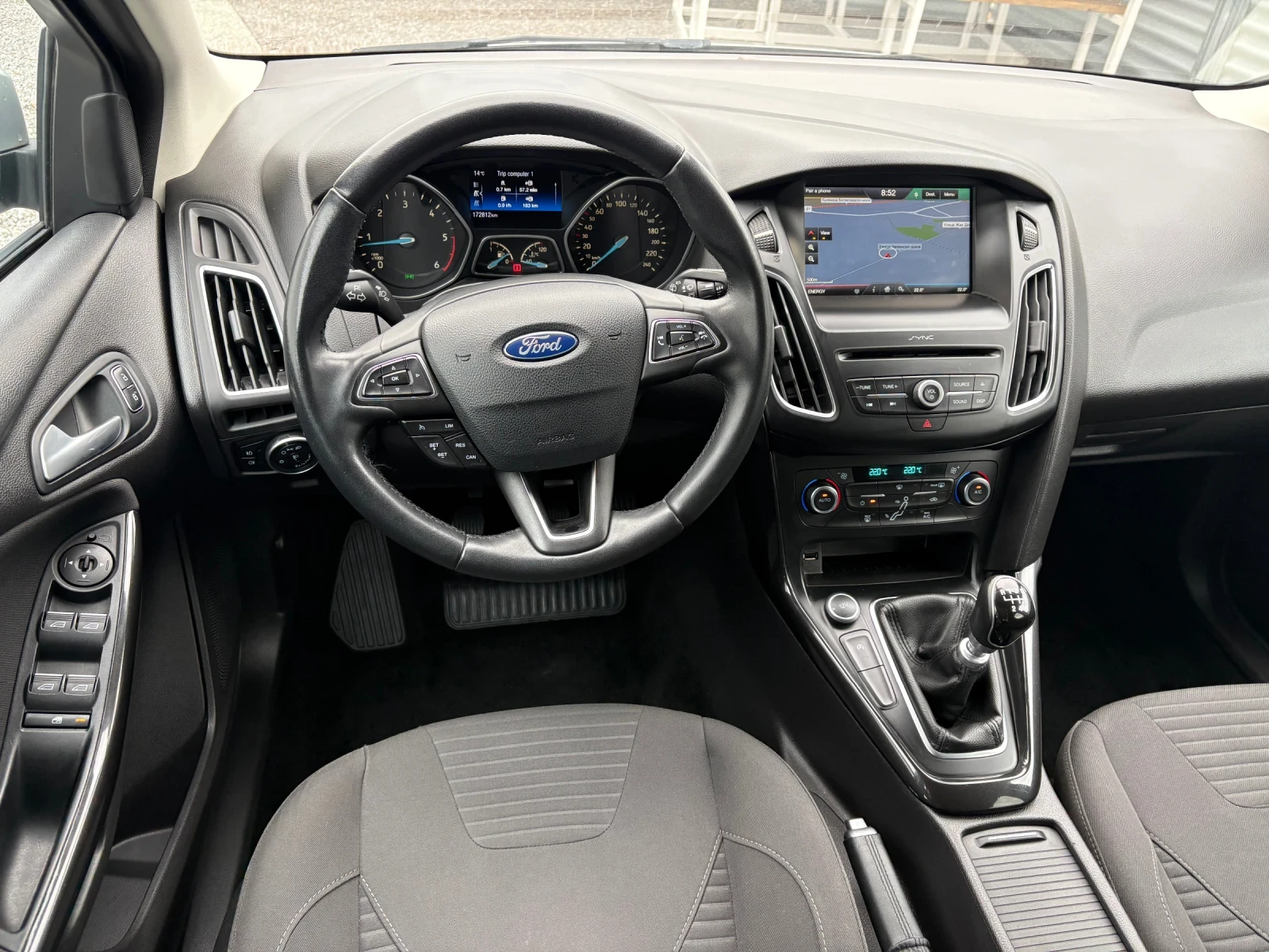 Ford Focus 1.5D-172000км.-NAVI, снимка 15 - Автомобили и джипове - 56237136