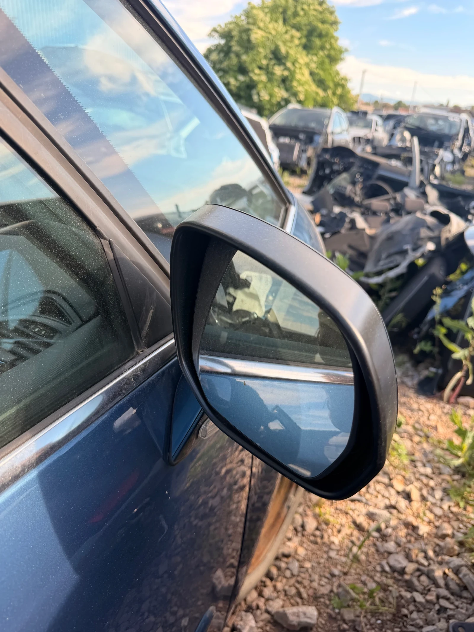 Дясно електрическо огледало CITROEN C4 PICASSO 2006-2014 Син цвят