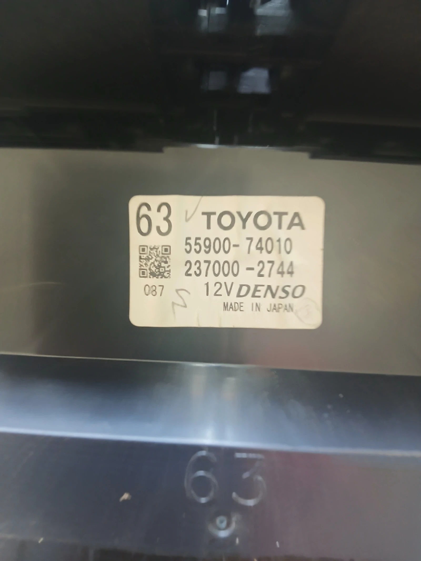 55900-74010 управление климатроник Toyota IQ, снимка 3 - Части - 54821899