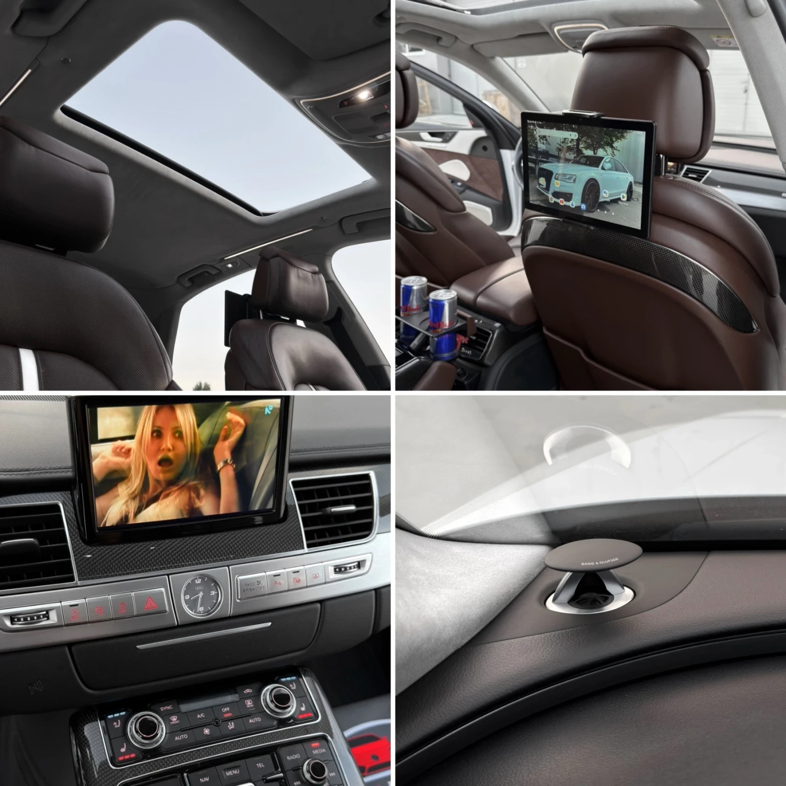 Audi S8 + / ABT 750hp/ CARBON/ EXCLUSIVE/ 360 CAMERAS/, снимка 13 - Автомобили и джипове - 54874343