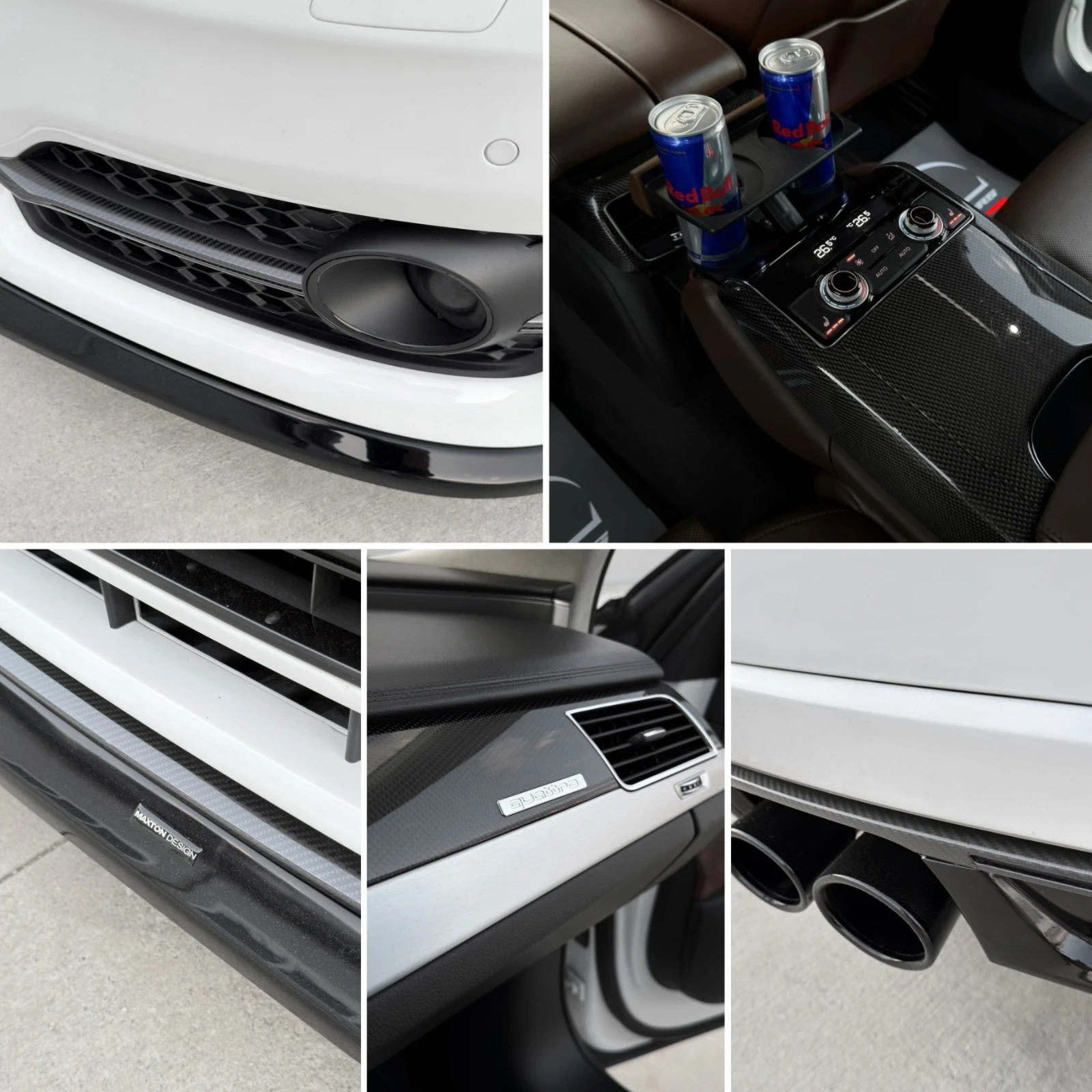 Audi S8 + / ABT 750hp/ CARBON/ EXCLUSIVE/ 360 CAMERAS/, снимка 12 - Автомобили и джипове - 54874343