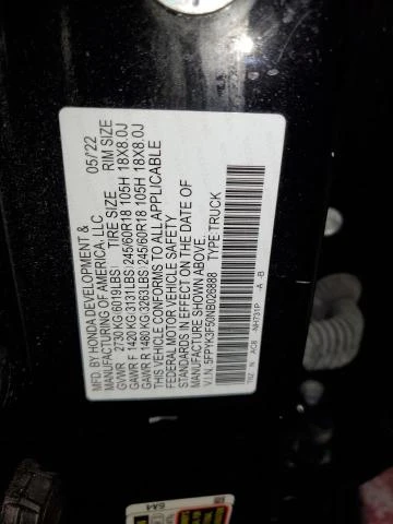 Honda Ridgeline 3.5L 6 All wheel drive - изображение 8