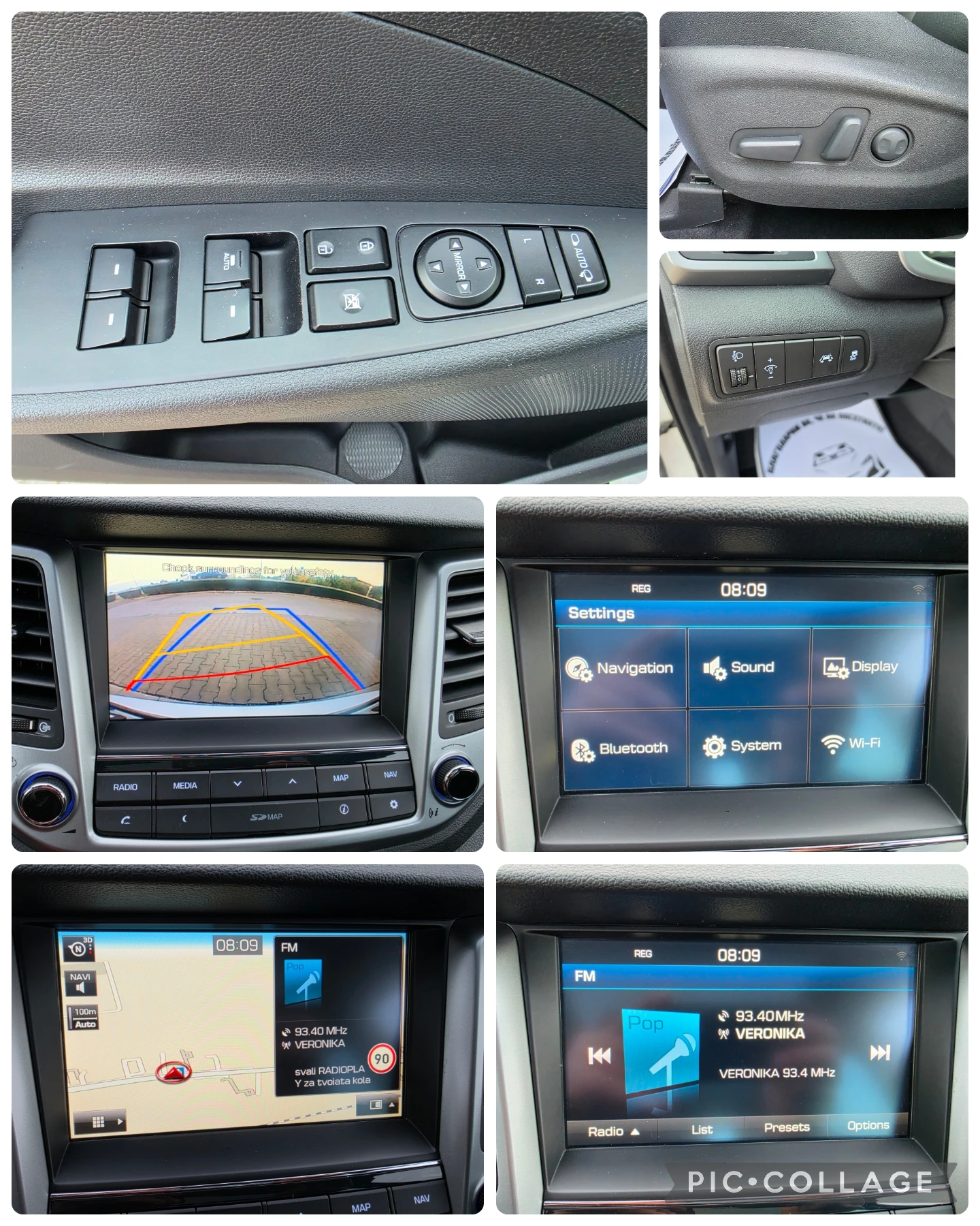 Hyundai Tucson 2.0CRDI* 4×4* KOJA* PANORAMA* , снимка 14 - Автомобили и джипове - 56224255
