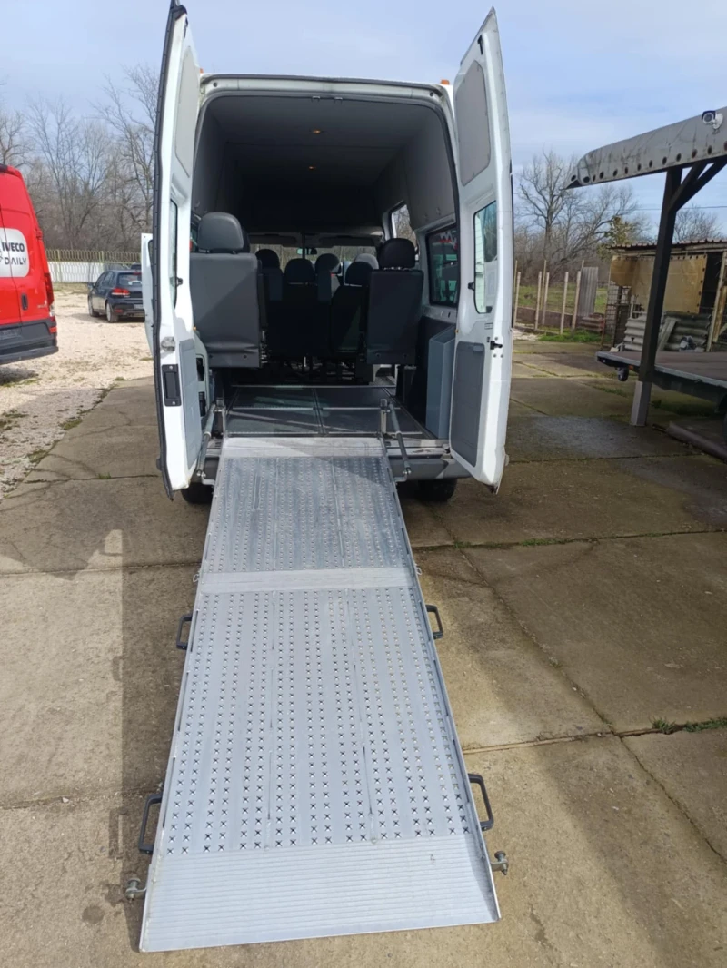Ford Transit 8+ 1 инвалидна рампа, снимка 4 - Бусове и автобуси - 53593631