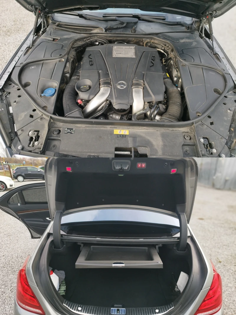 Mercedes-Benz S 550 AMG/LONG/BURMESTER/ВАКУМ/, снимка 14 - Автомобили и джипове - 52552400