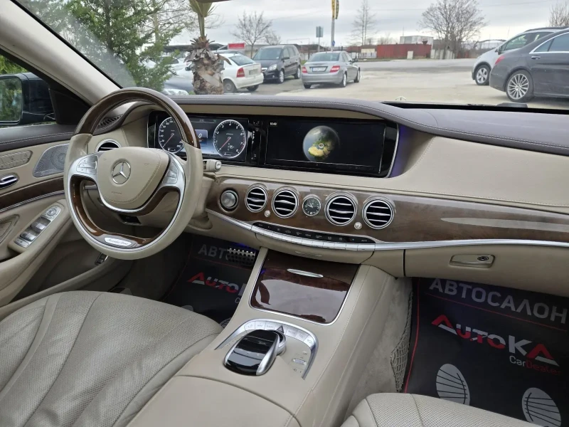 Mercedes-Benz S 550 AMG LINE/BURMESTER/DISTRONIC/PANO/MASSAGE, снимка 12 - Автомобили и джипове - 53597551