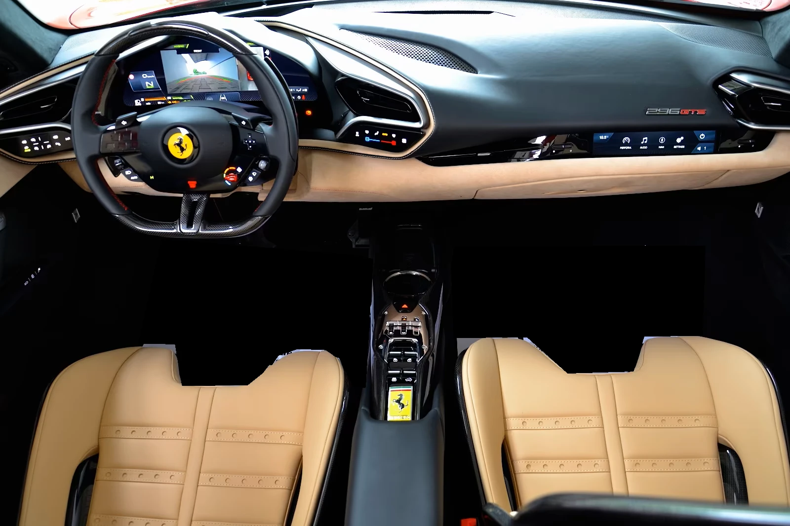 Ferrari 296 GTS /360/CARBON/HUD, снимка 11 - Автомобили и джипове - 54563771