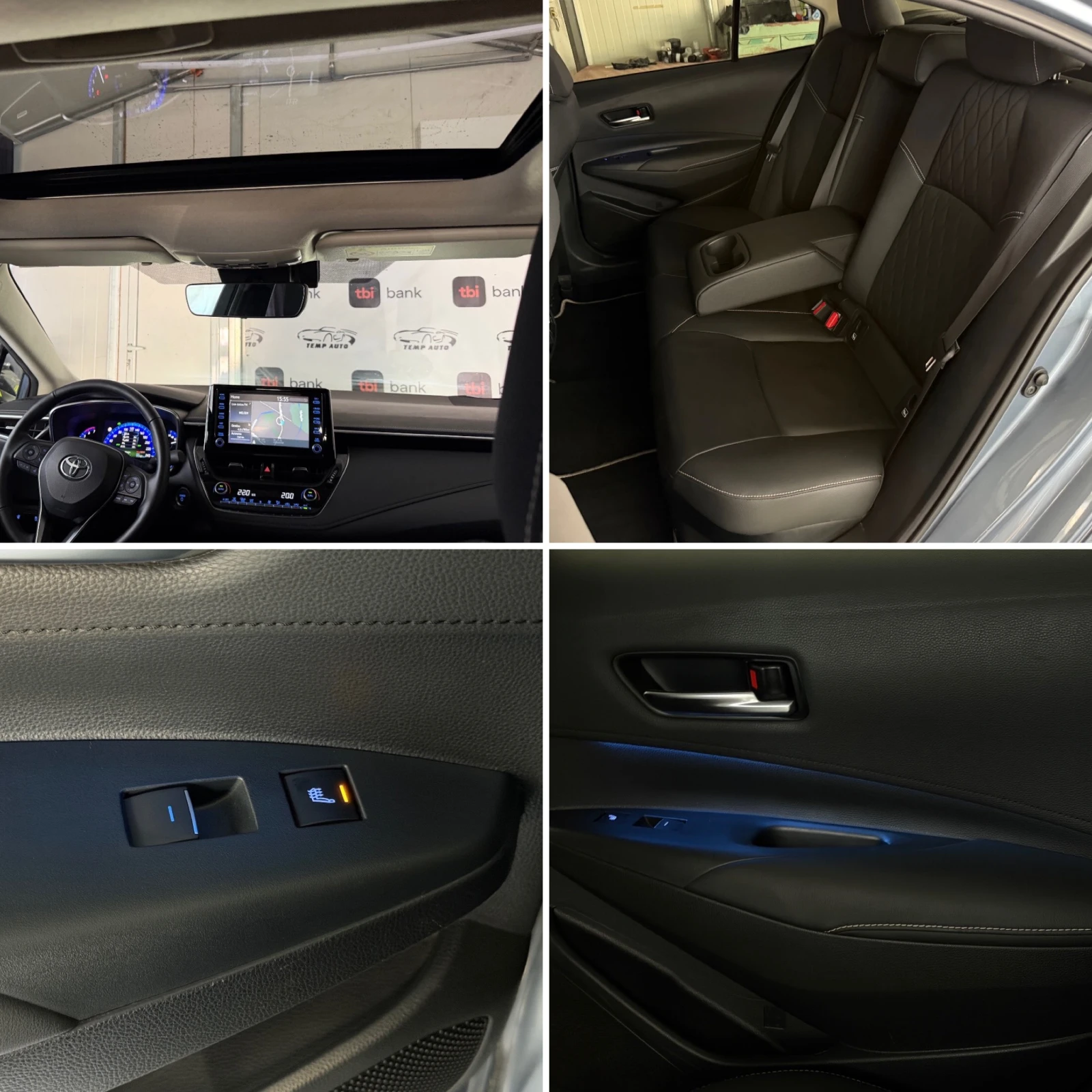 Toyota Corolla 1.8-122к.с.* С ПЪЛНА СЕРВИЗНА ИСТОРИЯ В TOYOTA  , снимка 14 - Автомобили и джипове - 55331418
