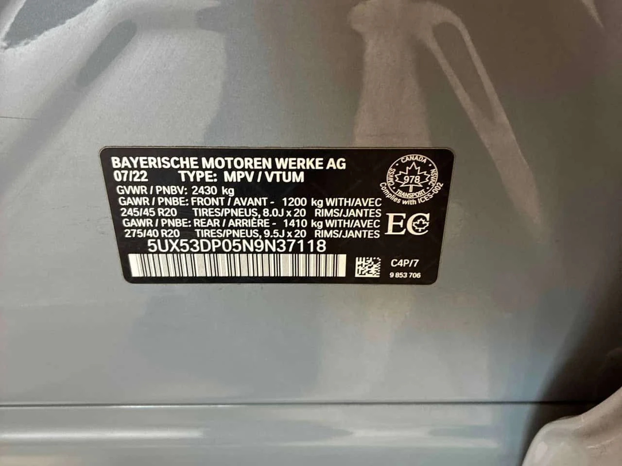 BMW X3 xDrive30i  CARFAX, снимка 11 - Автомобили и джипове - 55089401