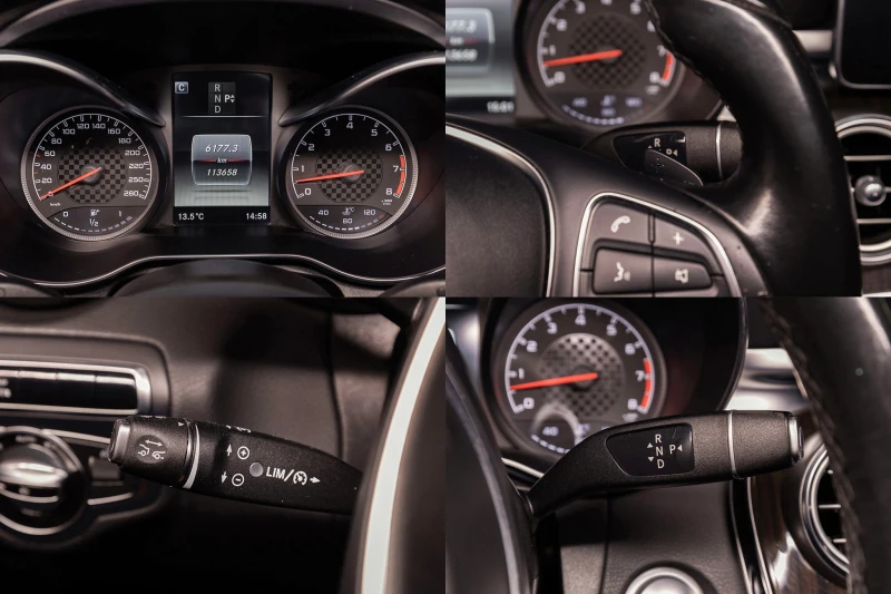 Mercedes-Benz C 450 AMG DISTRONIC * 4MATIC * Designo * Burmester, снимка 14 - Автомобили и джипове - 52624784