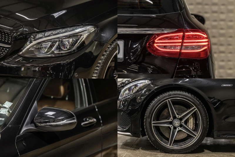 Mercedes-Benz C 450 AMG DISTRONIC * 4MATIC * Designo * Burmester, снимка 17 - Автомобили и джипове - 52624784