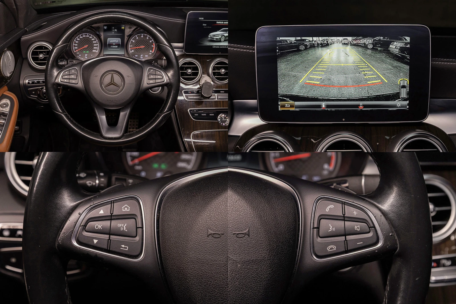 Mercedes-Benz C 450 AMG DISTRONIC * 4MATIC * Designo * Burmester | Mobile.bg   13