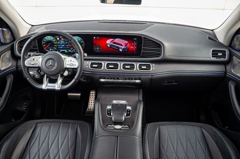 Mercedes-Benz GLS 63 AMG 4M, Designio, масаж, Burmester, снимка 4 - Автомобили и джипове - 44682411