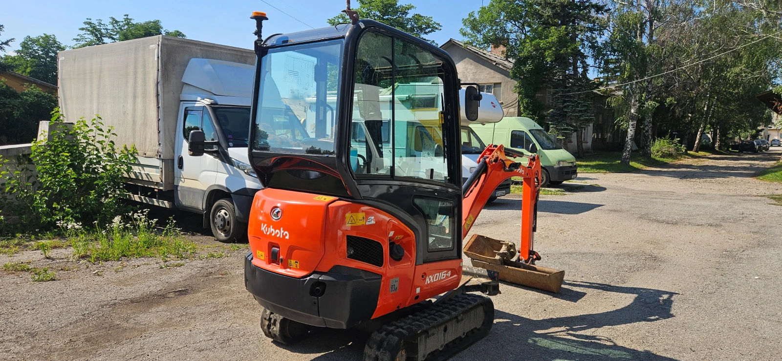 Багер Kubota KX 016-4, снимка 3 - Индустриална техника - 55069580