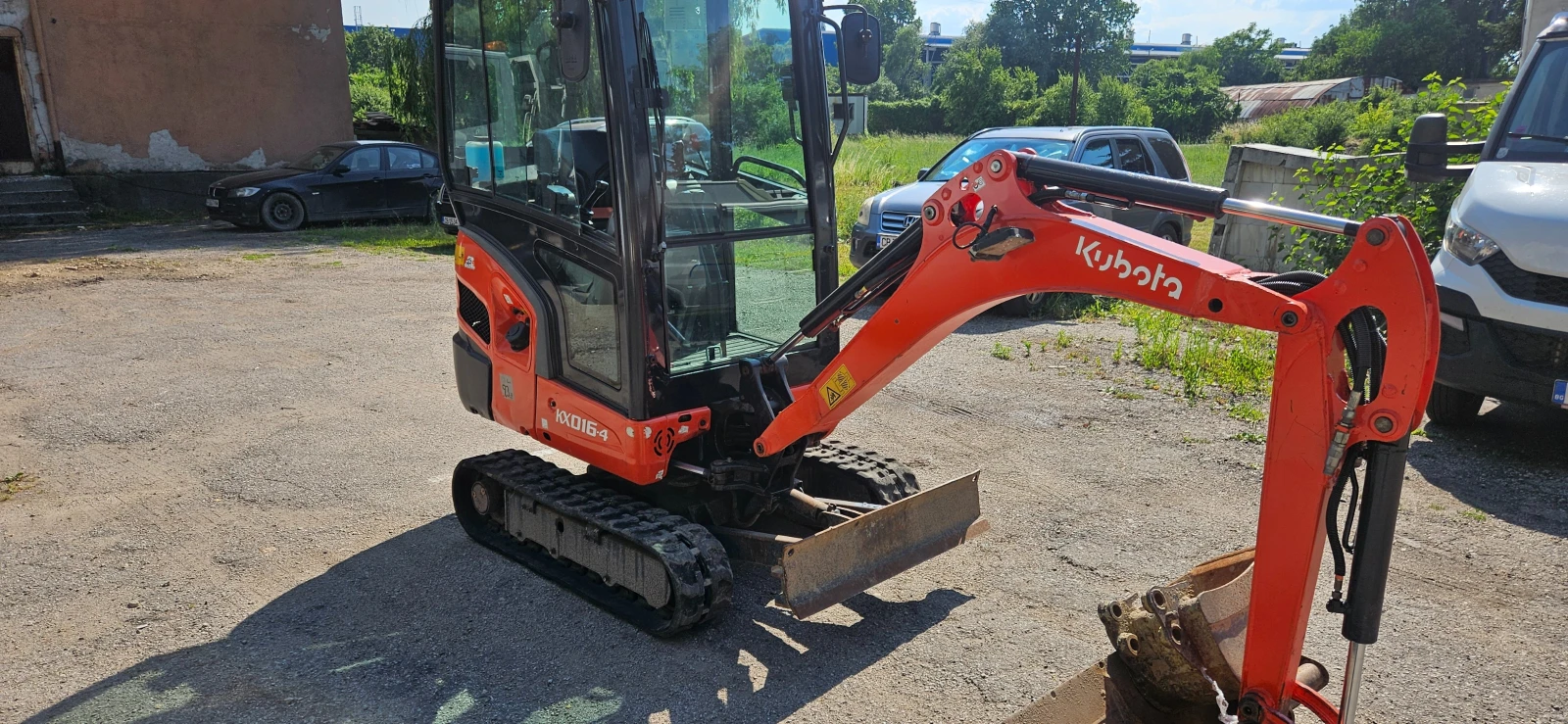 Багер Kubota KX 016-4, снимка 12 - Индустриална техника - 55069580