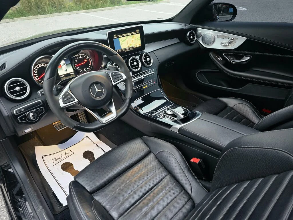 Mercedes-Benz C 43 AMG * АВТО КРЕДИТ* ЦЕНА ДО БГ * СЕРВИЗНА ИСТОРИЯ *  - изображение 8