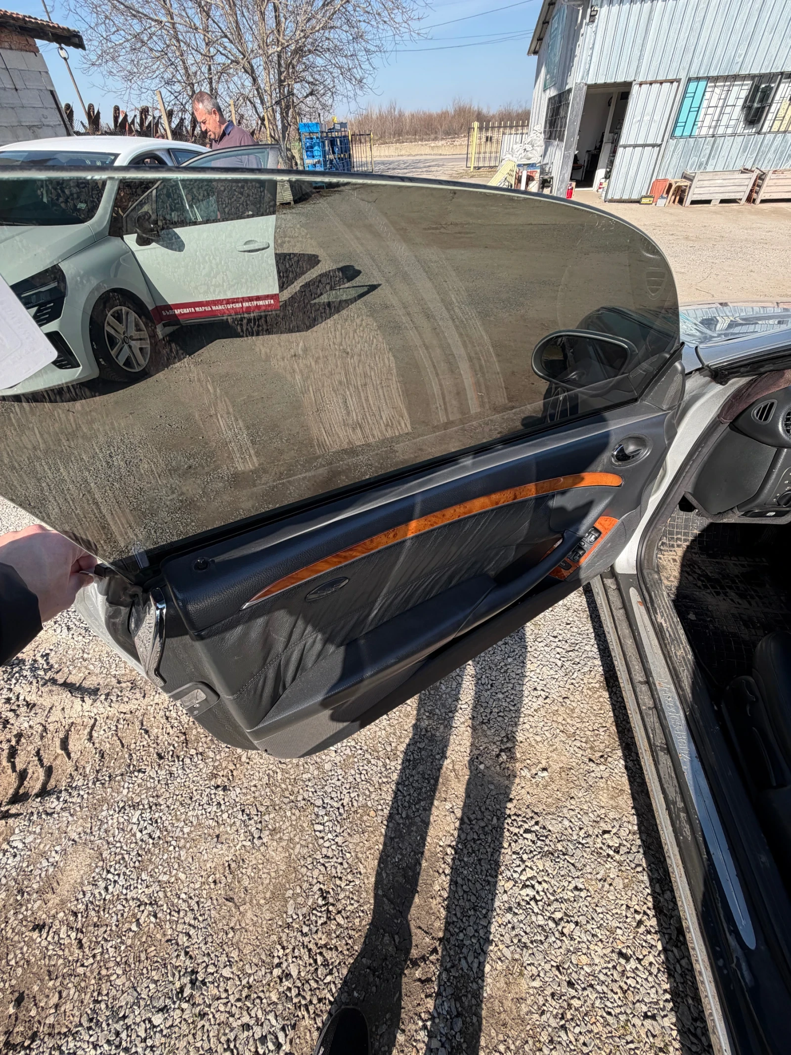 Mercedes-Benz CLK W209;2.7 CDI;6ск.РЪЧКА;КОЖА;НАВИ, снимка 9 - Автомобили и джипове - 53737902