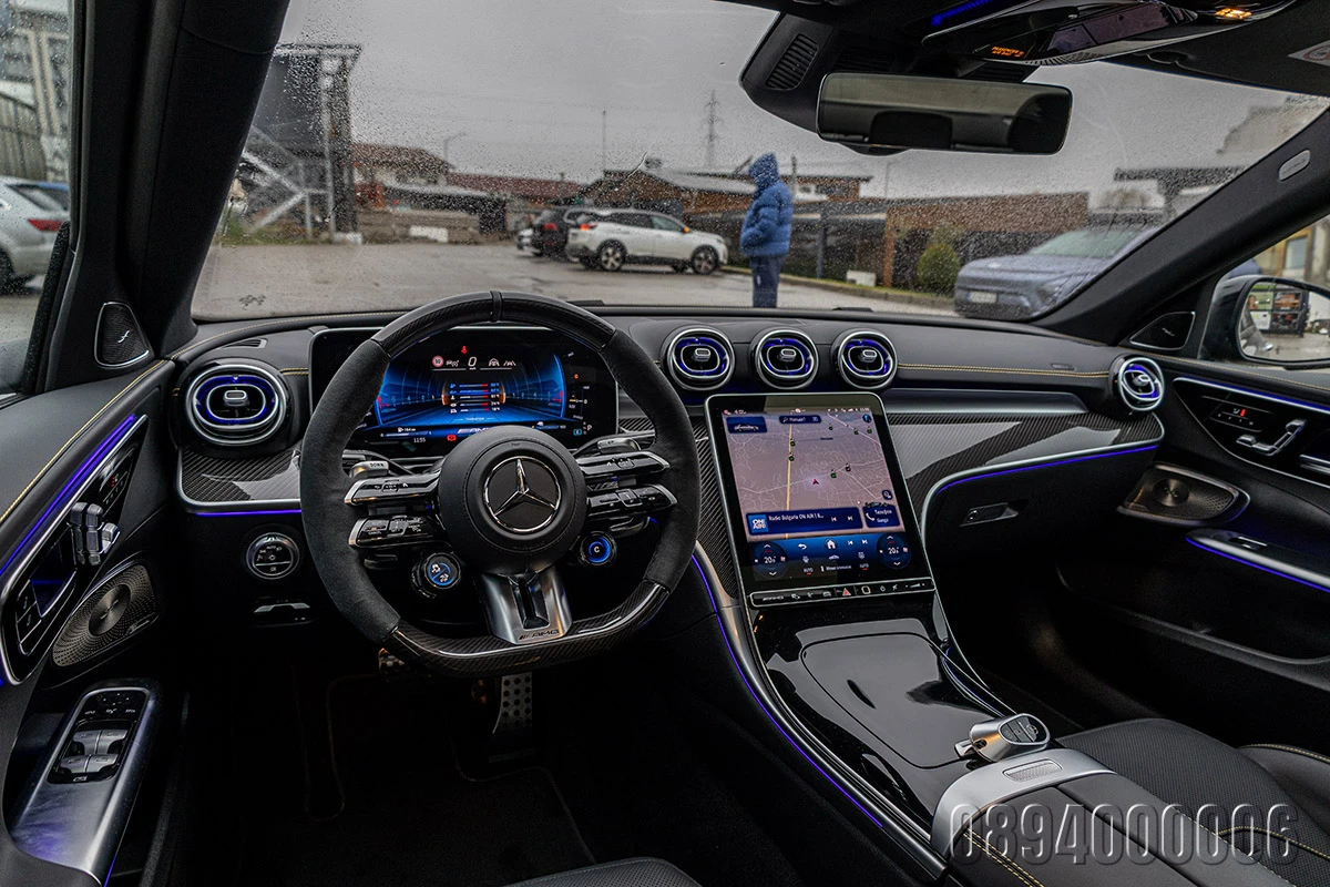 Mercedes-Benz C 63 AMG S 4M E PERF PLUG CARBON PANORAMA EXCLUSIVE DESIGNO | Mobile.bg   9