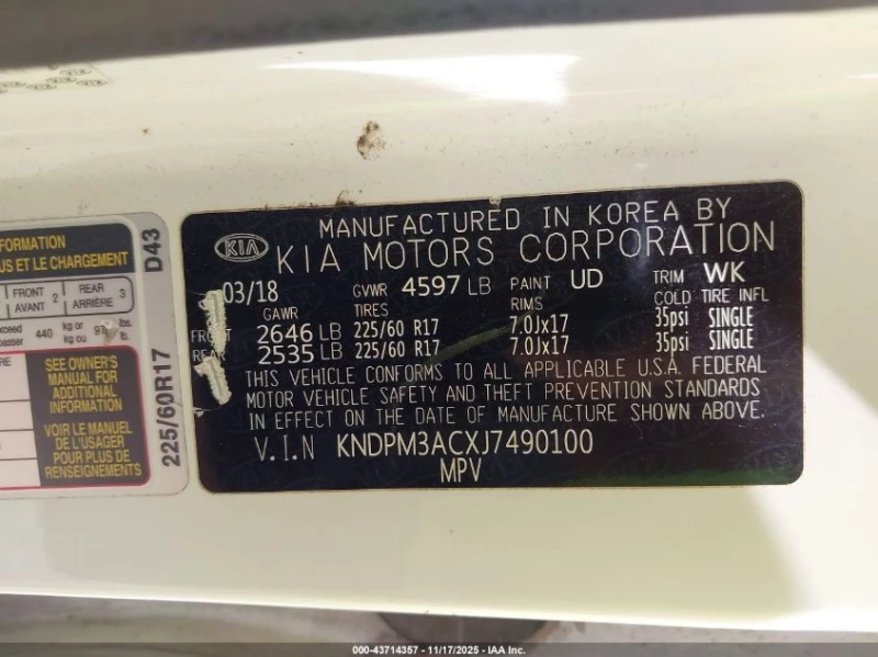 Kia Sportage 2.4l Lx, снимка 9 - Автомобили и джипове - 53324463