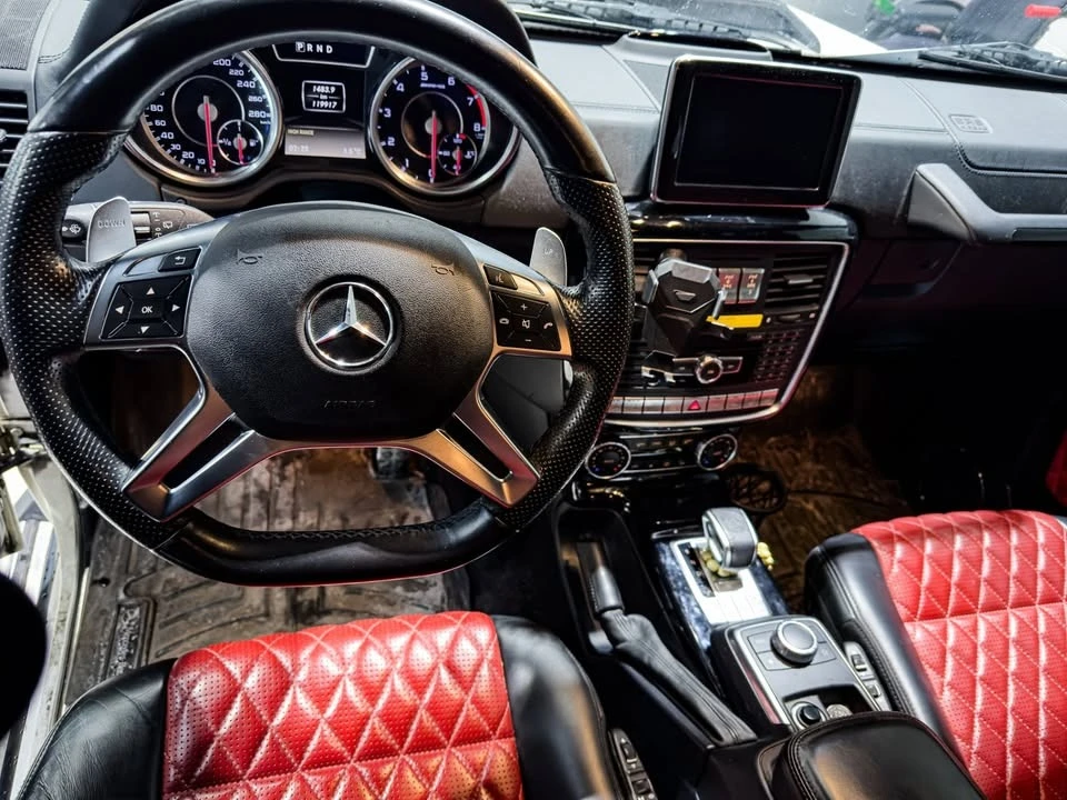 Mercedes-Benz G 63 AMG | White on Red | Designo | Ventilated seats |  | Mobile.bg � ����������� 12