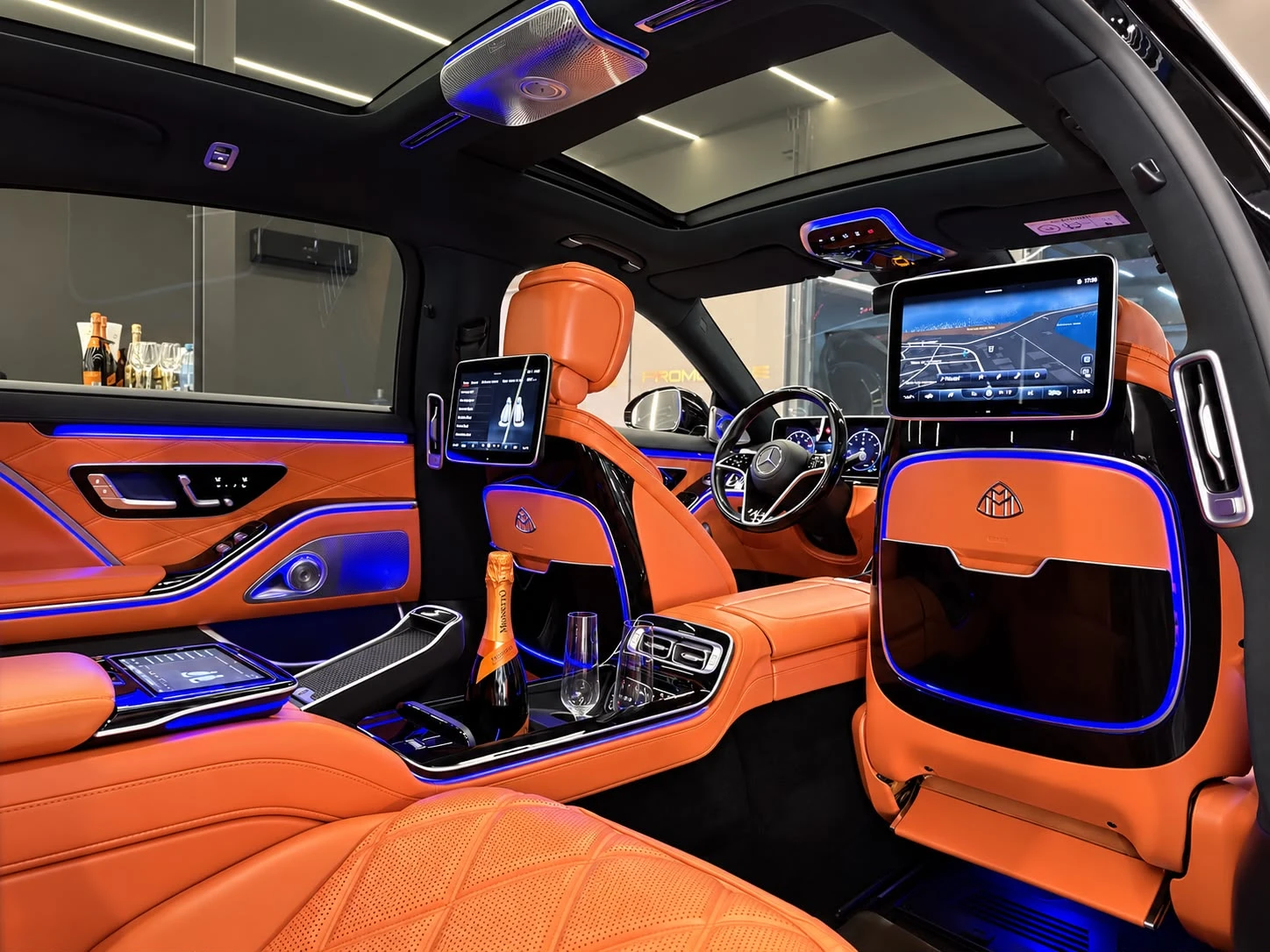 Maybach S580 L* 4M* 4D Burm* Full* TV* Pano* ЛИЗИНГ, снимка 15 - Автомобили и джипове - 56660363