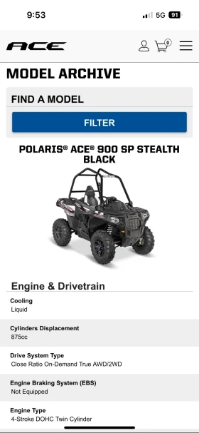 Обява за продажба на Polaris Ace 900 SP ~15 000 лв. - изображение 3