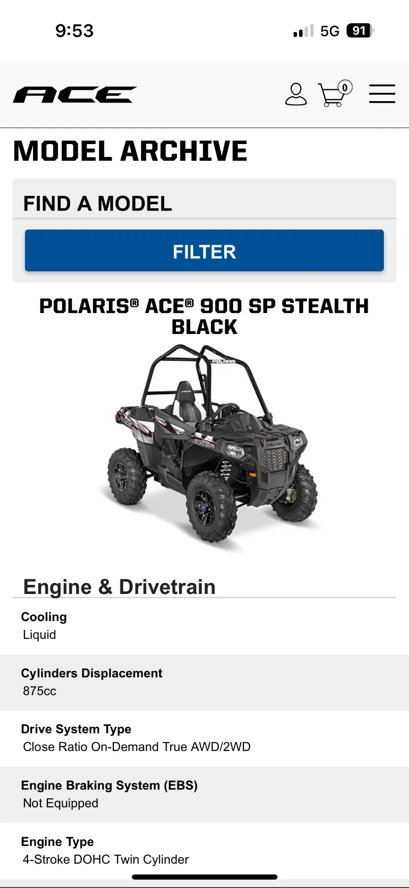 Polaris Ace 900 SP - изображение 4