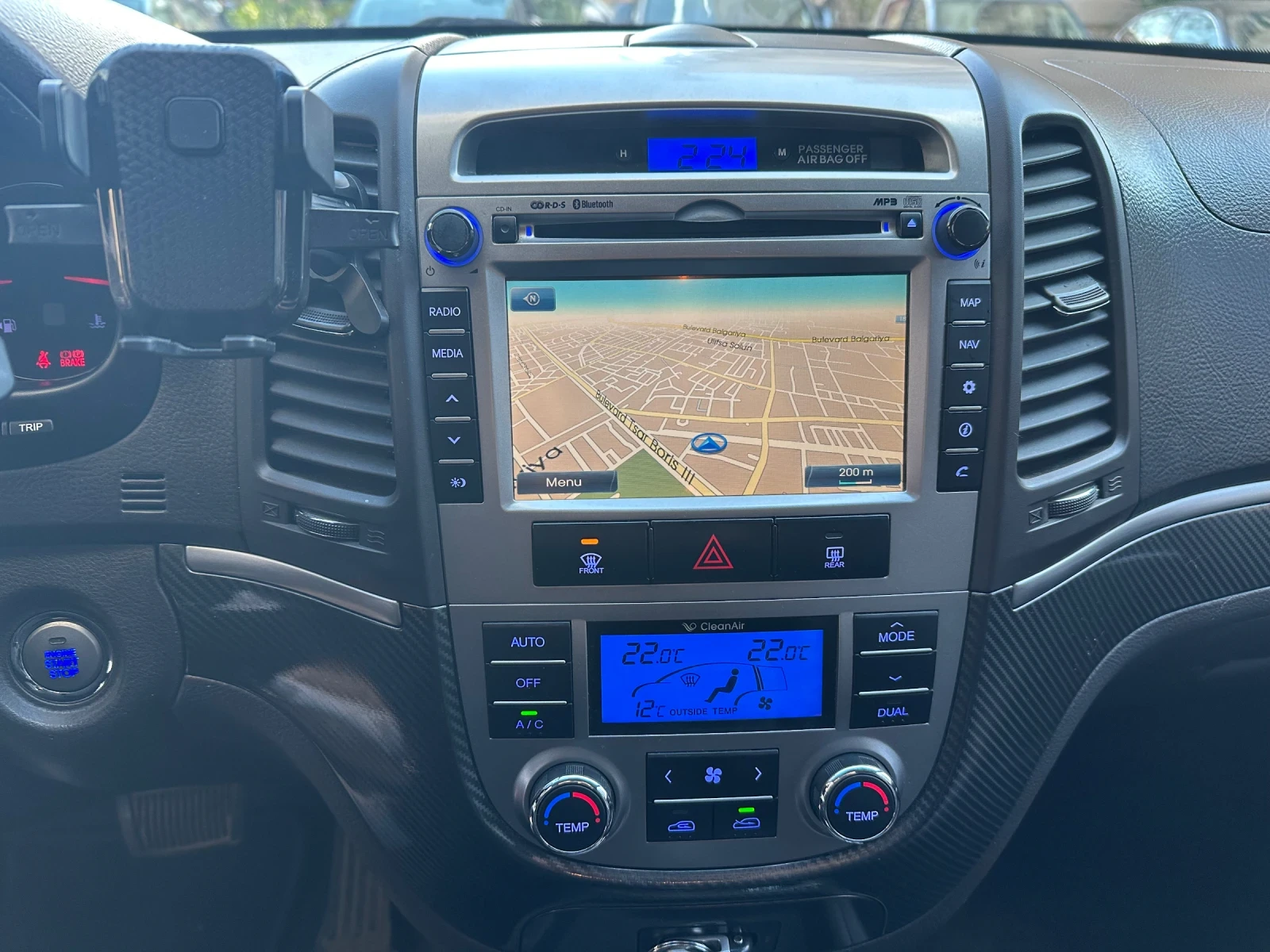 Hyundai Santa fe 2, 2 CRDi Facelift, снимка 13 - Автомобили и джипове - 53770203