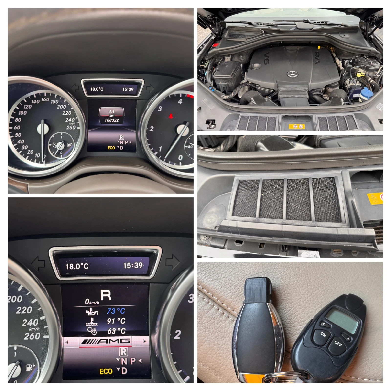 Mercedes-Benz ML 350 d/AMG+ /NADRO GREY/ВС.ЕКСТРИ/ТОП ИЗПЪЛНЕНИЕ///, снимка 17 - Автомобили и джипове - 54651656