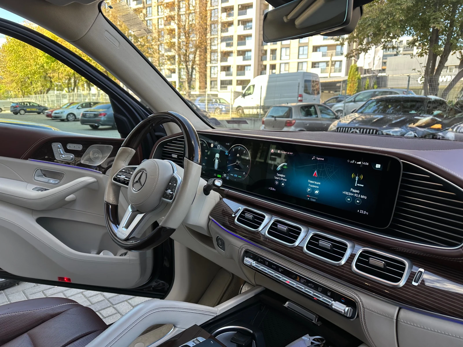 Mercedes-Benz GLS 600 MAYBACH= E-ACTIVE BODY CONTROL= BURMESTER .= | Mobile.bg   16