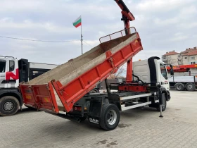 Daf Lf 55/САМОСВАЛ С КРАН/13.8м/НОВИ ГУМИ, снимка 4