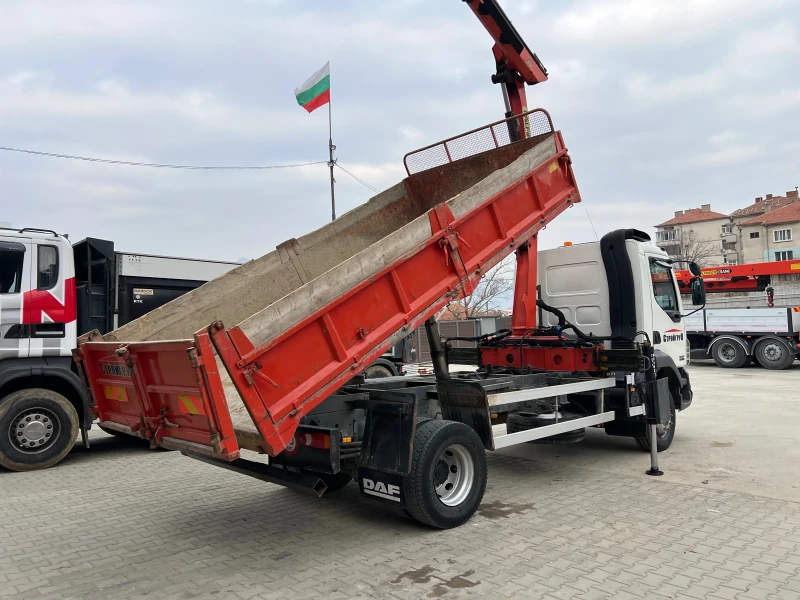 Daf Lf 55/САМОСВАЛ С КРАН/13.8м/НОВИ ГУМИ, снимка 4 - Камиони - 49157465