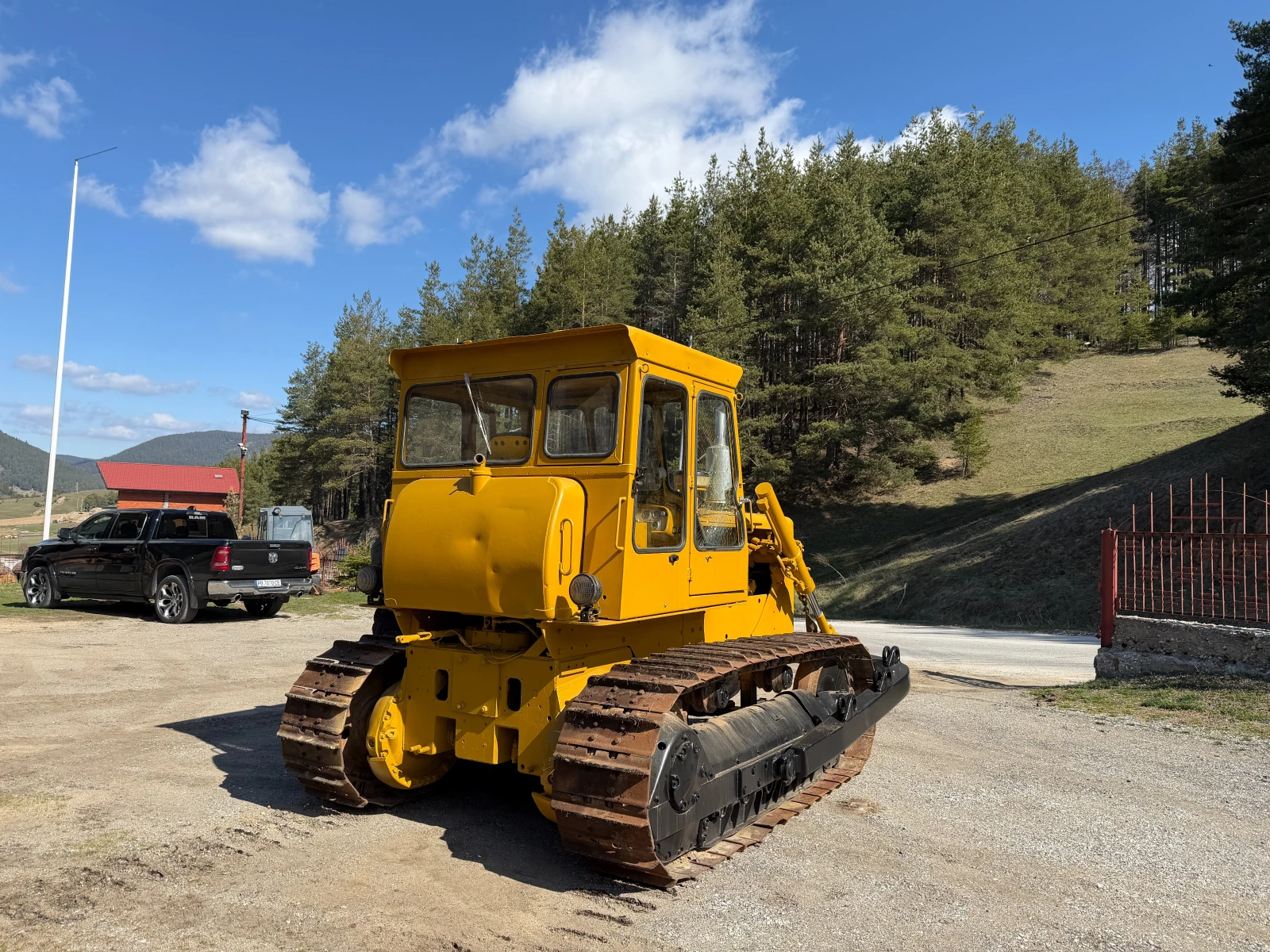 Булдозер Cat Внос, , , Лебетка, Гребло, , , , снимка 2 - Индустриална техника - 51910491