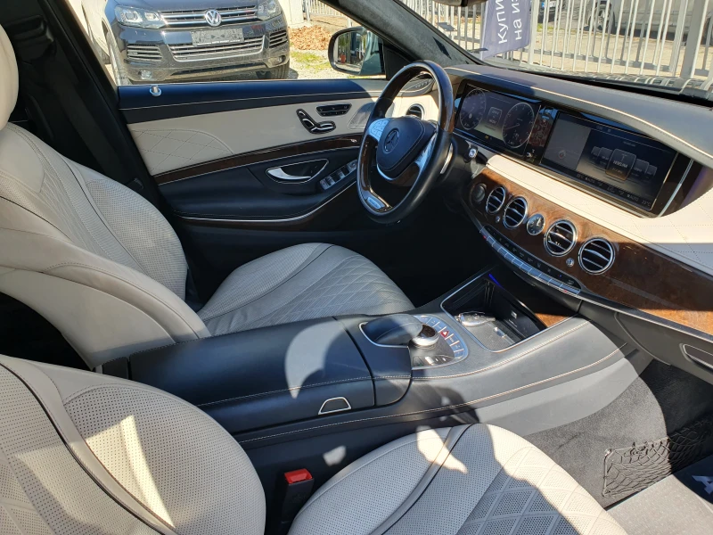 Mercedes-Benz S 500 AMG Optik 3xTV LONG 360 MULTIBEAM LIGHT PANO, снимка 15 - Автомобили и джипове - 49411388