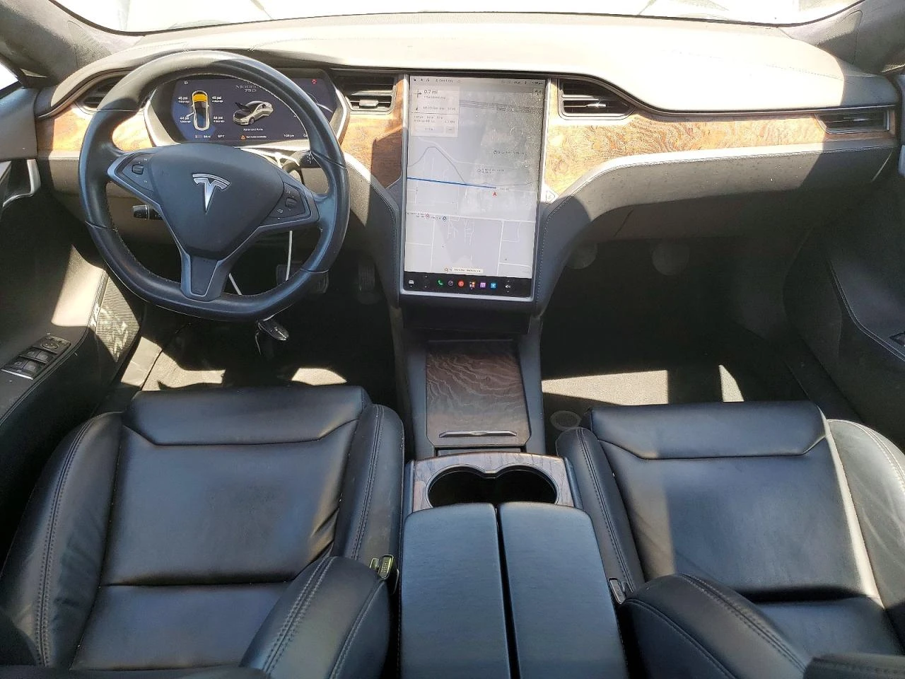 Tesla Model S 75D* 4X4* ПОДГРЕВ* КАМЕРА* МЪРТВА ТОЧКА, снимка 9 - Автомобили и джипове - 54767241