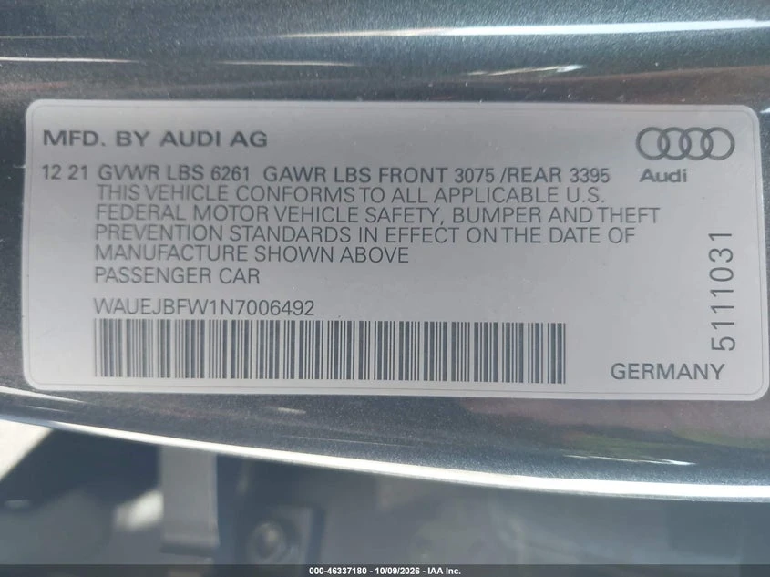 Audi E-Tron GT Prestige Quattro, снимка 9 - Автомобили и джипове - 56618831