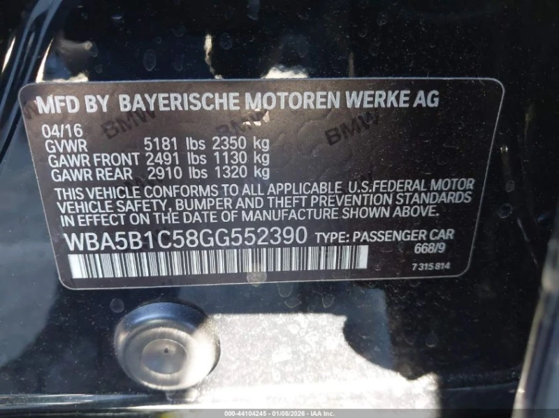 BMW 535 3.0l I, снимка 9 - Автомобили и джипове - 53465644