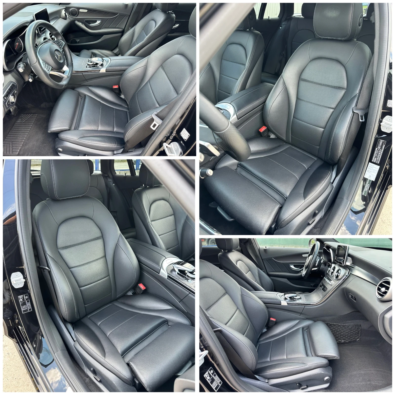 Mercedes-Benz C 220 AMG CHROME-AIR MATIC-КАМЕРА-ПОДГРЕВ-КОЖА-220ХИЛ.КМ, снимка 12 - Автомобили и джипове - 55062766