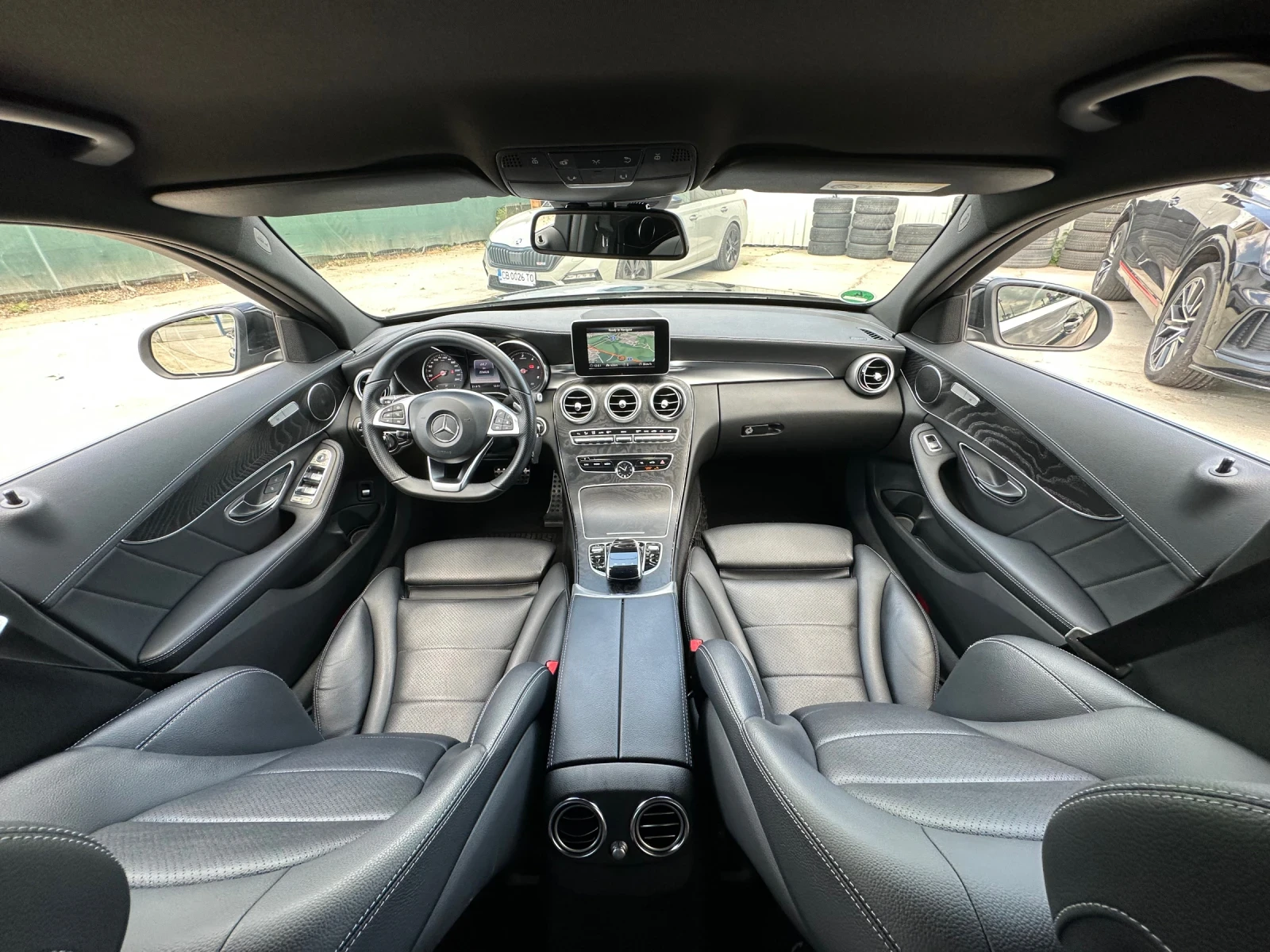 Mercedes-Benz C 220 AMG CHROME-AIR MATIC-КАМЕРА-ПОДГРЕВ-КОЖА-220ХИЛ.КМ, снимка 11 - Автомобили и джипове - 55062766