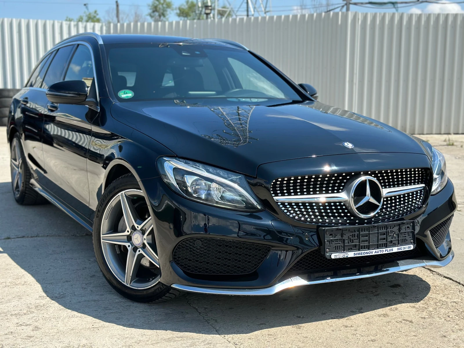 Mercedes-Benz C 220 AMG CHROME-AIR MATIC-КАМЕРА-ПОДГРЕВ-КОЖА-220ХИЛ.КМ