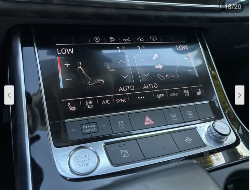 Audi Q8 3.0T* S* LINE* MATRIX* ОБДУХВАНЕ* ДИСТРОНИК* 360КА, снимка 12 - Автомобили и джипове - 52053801