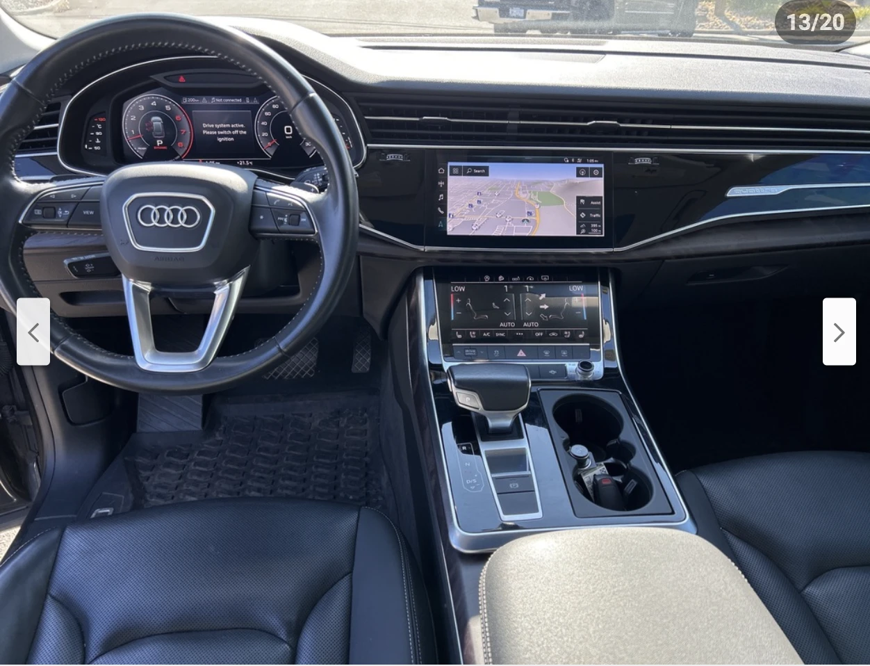 Audi Q8 3.0T* S* LINE* MATRIX* ОБДУХВАНЕ* ДИСТРОНИК* 360КА - изображение 8